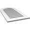 Ekena Millwork Round Top Surface Mount PVC Gable Vent: Functional, w/ 3-1/2"W x 1"P Standard Frame, 20"W x 38"H GVPRT20X3801SF - alternate 5